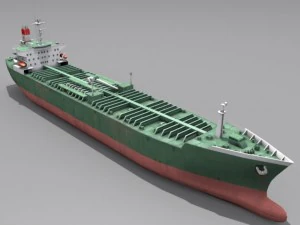 oil tanker vessel 3D Model