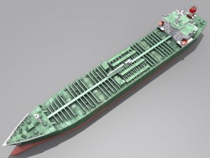 oil tanker vessel 3D Model