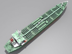 oil tanker vessel 3D Model