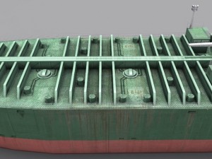 oil tanker vessel 3D Model
