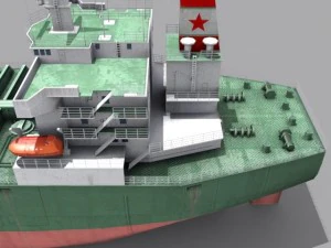 oil tanker vessel 3D Model