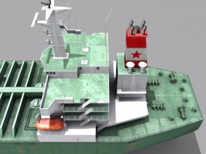 oil tanker vessel 3D Model