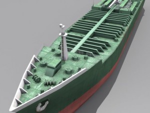 oil tanker vessel 3D Model
