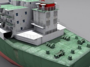oil tanker vessel 3D Model