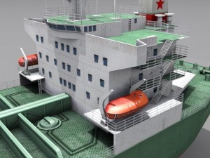 oil tanker vessel 3D Model