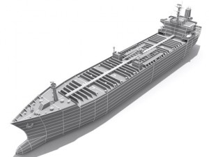 oil tanker vessel 3D Model