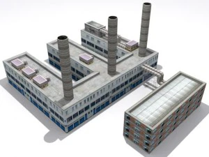 refinery set 3D Model
