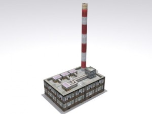 refinery set Modello 3D