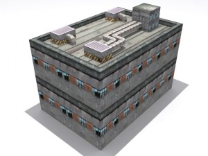 refinery set Modello 3D