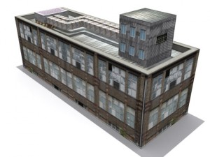 refinery set Modello 3D