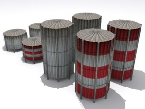 refinery set Modello 3D