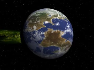 pianeta xzureo Modello 3D