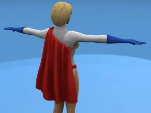 power girl 3D Model