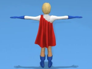 power girl 3D Model