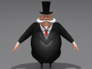 mister timber 3D 모델