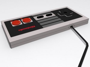 nintendo entertainment system controller 3D Model