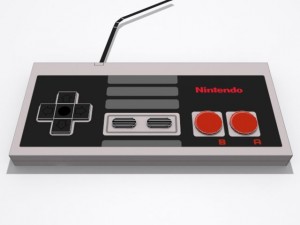 nintendo entertainment system controller 3D Model