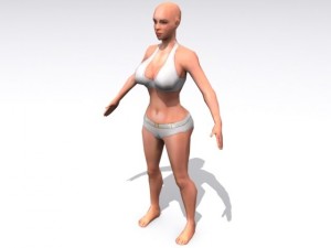 rigged character collection Modello 3D