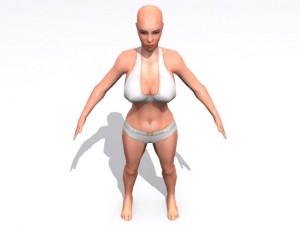 rigged character collection Modello 3D