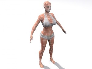rigged character collection Modello 3D