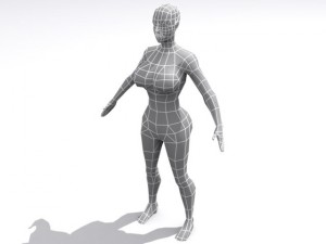 rigged character collection Modello 3D