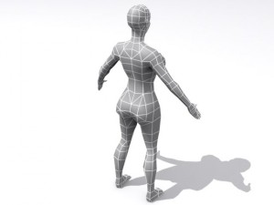 rigged character collection Modello 3D