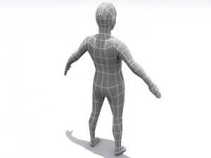 rigged character collection Modello 3D