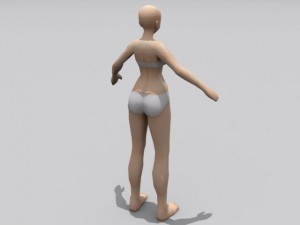 rigged character collection Modello 3D