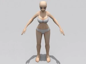 조작된 캐릭터 컬렉션 3D 모델