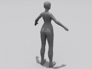 rigged character collection Modello 3D