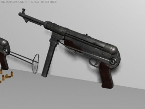 mp40 3Dモデル