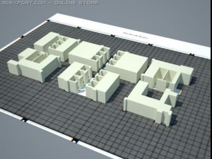 one liberty plaza 3D मॉडल