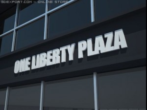 one liberty plaza 3D मॉडल