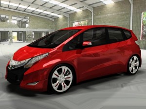 honda jazz revo 3D 模型