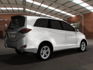 toyota innova  face lift 2012 3D Модель