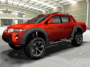 mitsubishi strada triton Modèle 3D