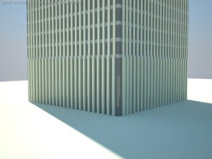 high poly generic skyscraper Model 3D