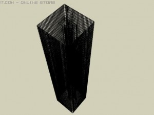 high poly generic skyscraper Model 3D
