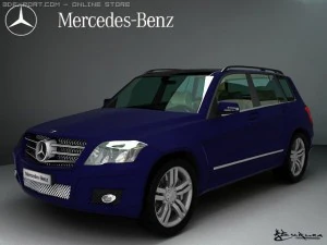 mercedes benz glk 3D Model
