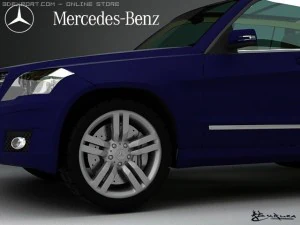 mercedes benz glk 3D Model