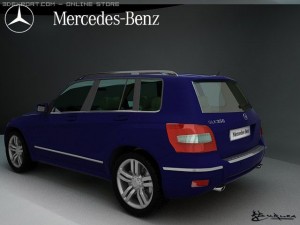 mercedes benz glk 3Dモデル