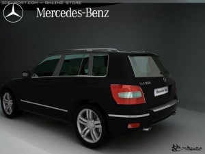 mercedes benz glk 3Dモデル
