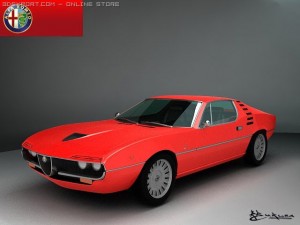 alfa romeo montreal 1970 Modèle 3D