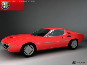 alfa romeo montreal 1970 Modèle 3D