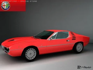 alfa romeo montreal 1970 3D Model