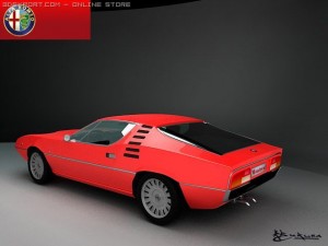 alfa romeo montreal 1970 Modèle 3D