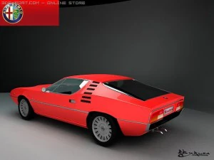 alfa romeo montreal 1970 3D Model