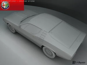 alfa romeo montreal 1970 3D Model
