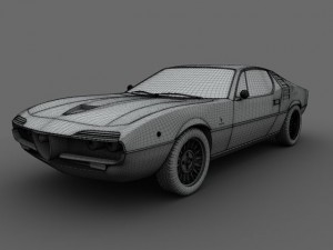 alfa romeo montreal 1970 Modèle 3D