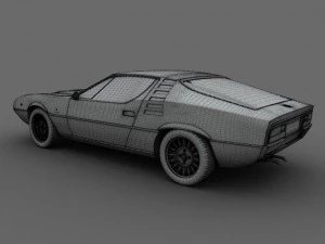 alfa romeo montreal 1970 3D Model